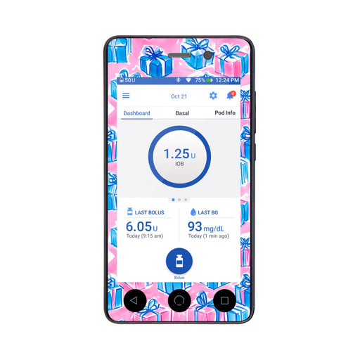 Peelz Presents Sticker for Omnipod DASH® PDM – Pump Peelz Peelz/Stickers