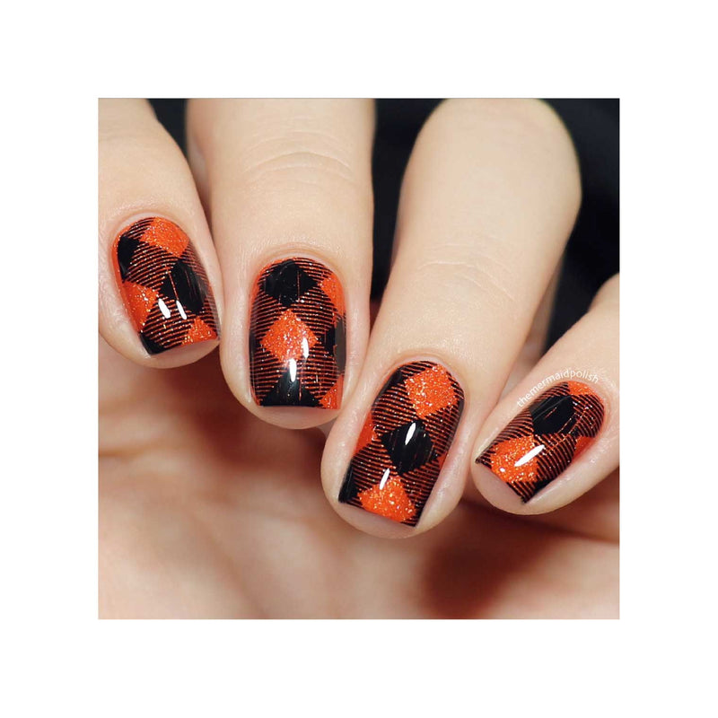 UberChic Beauty Pretty In Plaid-01 Stamping Plate