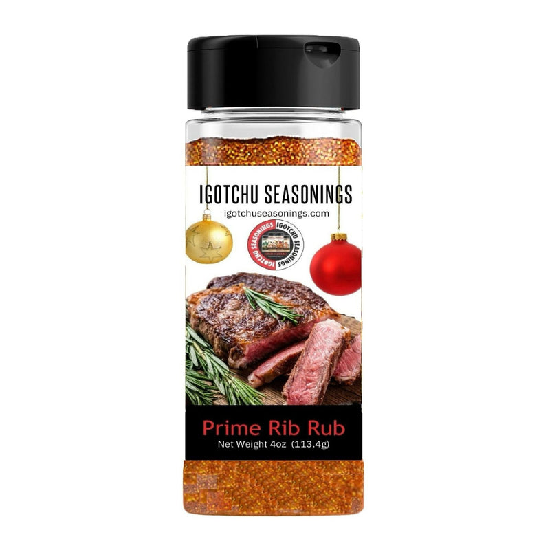 Igotchu Seasonings Prime Rib Rub 5.5 oz  Holiday Limited Edition