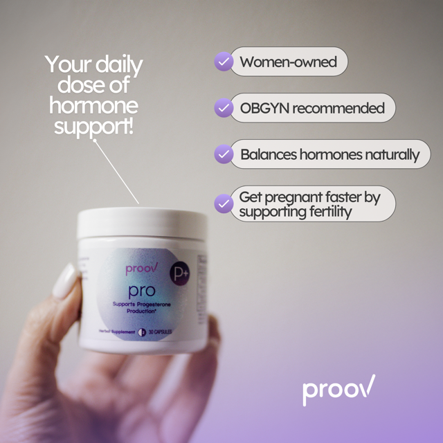 Proov Pro Implantation Supplement Support
