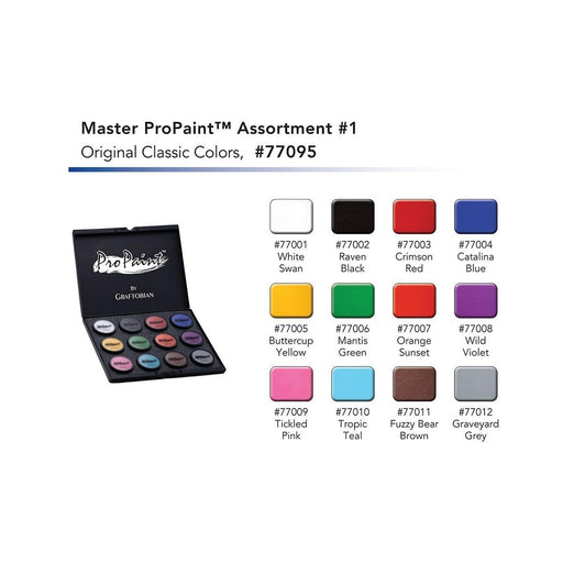 Graftobian Make-Up Company - Master ProPaint™ Box 1, Classic Colors - 45oz