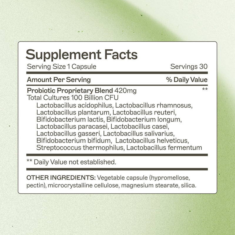 Probiotic Capsules 100 Billion