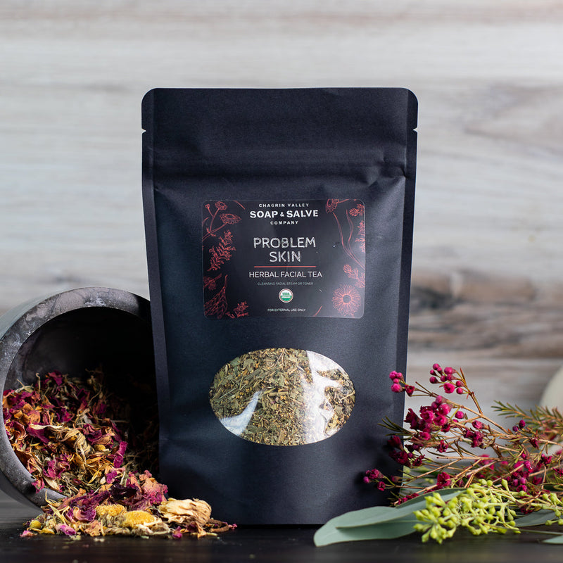 Chagrin Valley Soap & Salve Tea: Problem Skin Blend Facial Steam & Toner Facial Tea