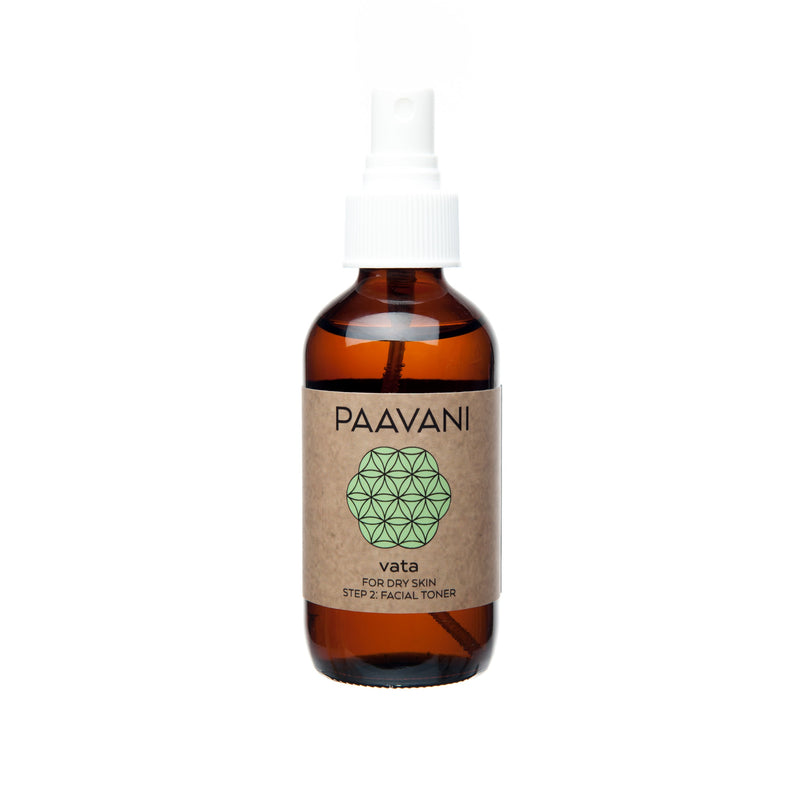 Paavani Ayurveda Vata Toner | Ayurvedic Facial Mist for Dry, Delicate Skin simple
