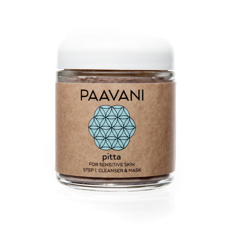 Paavani Ayurveda Pitta Cleanser & Mask | Ayurvedic Cleansing Grains for Sensitive, Inflamed Skin simple