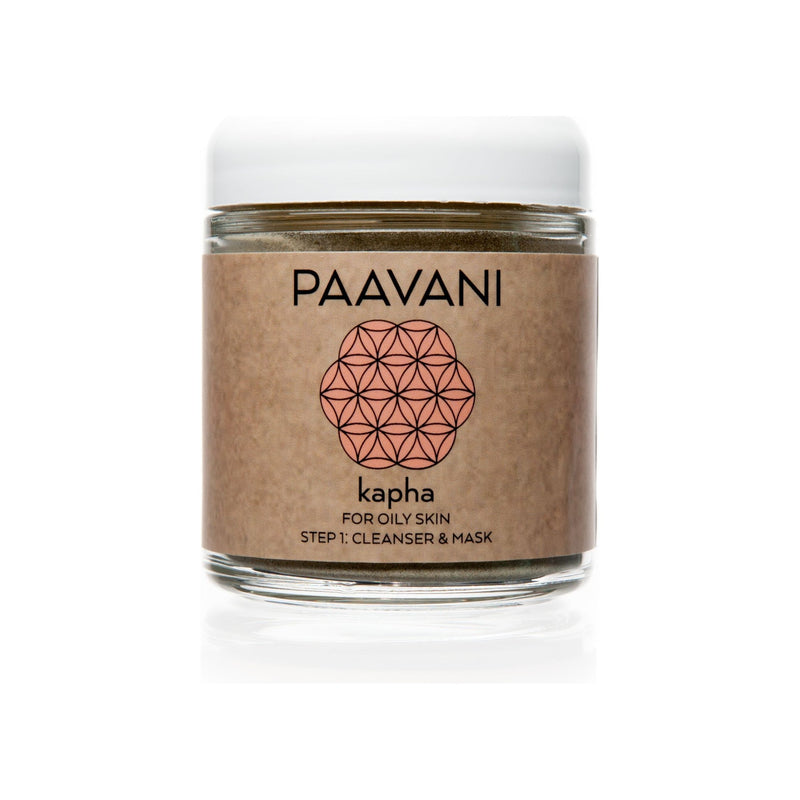 Paavani Ayurveda Kapha Cleanser & Mask  | Ayurvedic Cleansing Grains for Oily, Congested Skin simple