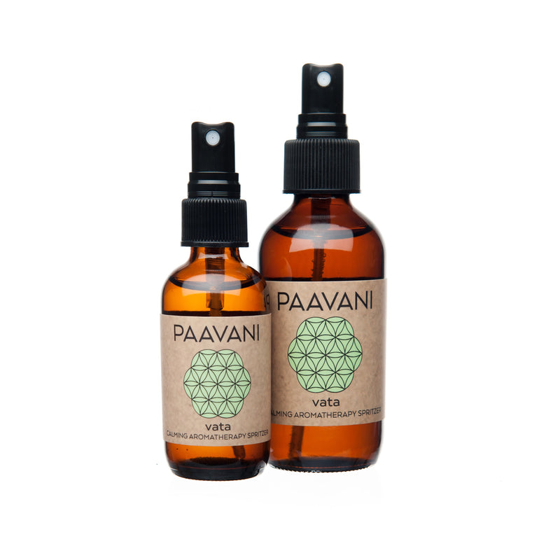 Paavani Ayurveda Vata Spritzer | Ayurvedic Aromatherapy Mist for Grounding & Calm variable