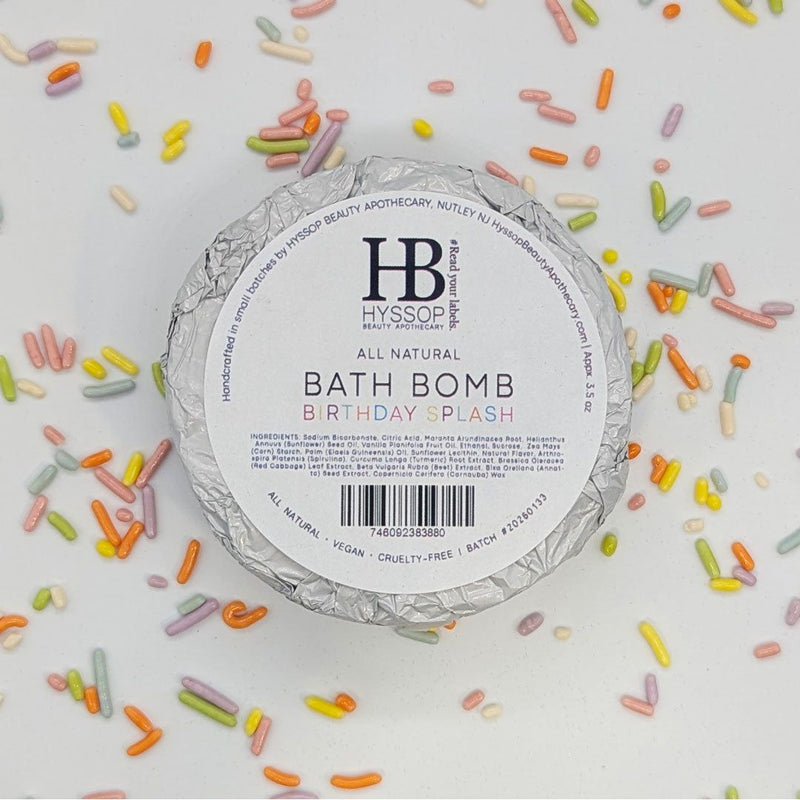 Hyssop Beauty Apothecary L.L.C. Birthday Splash Bath Bomb Bath Bomb