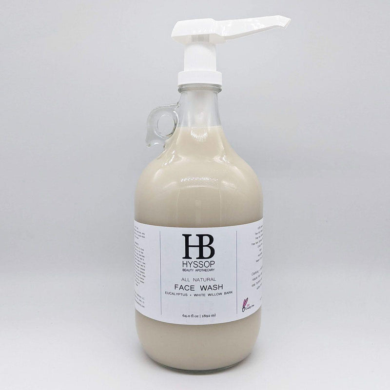 Hyssop Beauty Apothecary L.L.C. Bulk Face Wash (Eucalyptus + White Willow Bark) Facial Cleansers