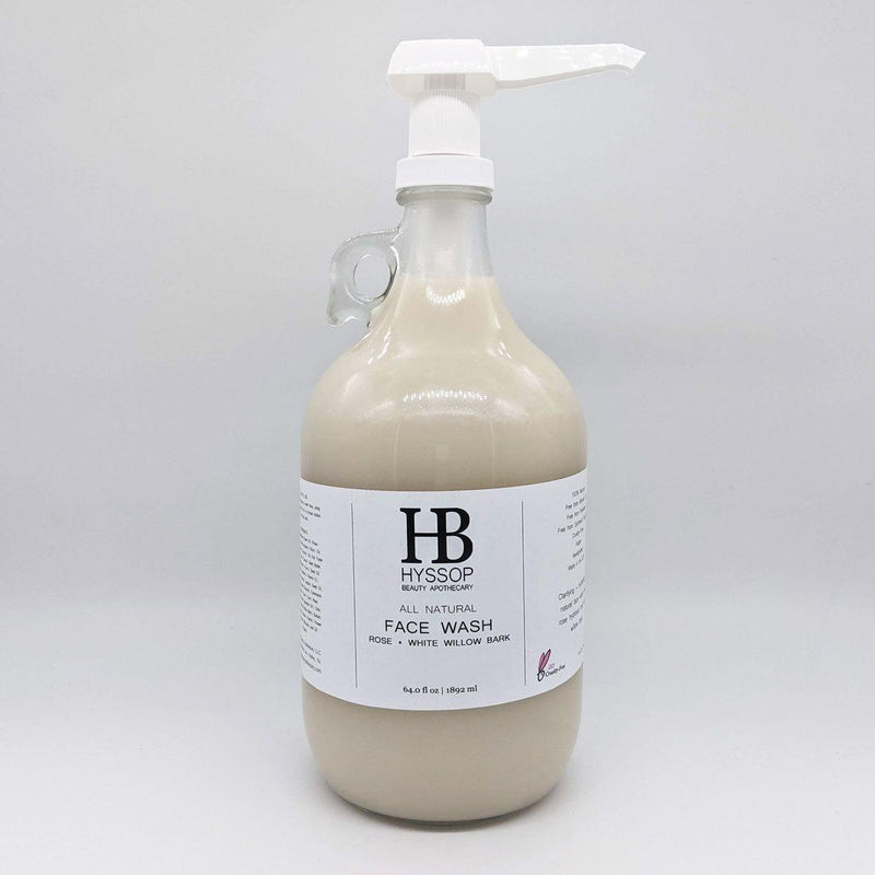 Hyssop Beauty Apothecary L.L.C. Bulk Face Wash (Rose + White Willow Bark) Facial Cleansers