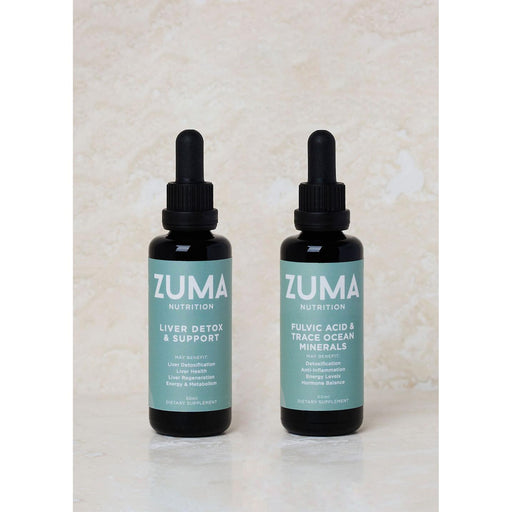 Zuma Nutrition - Liver Detox & Support Tonic + Fulvic Acid & Trace Ocean Minerals