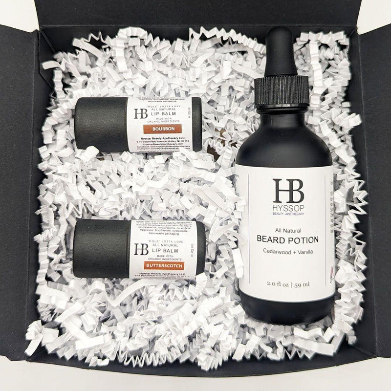 Hyssop Beauty Apothecary L.L.C. Gift Set: One Bourbon, One 'Scotch, One Beard. Bath & Body Gift Sets
