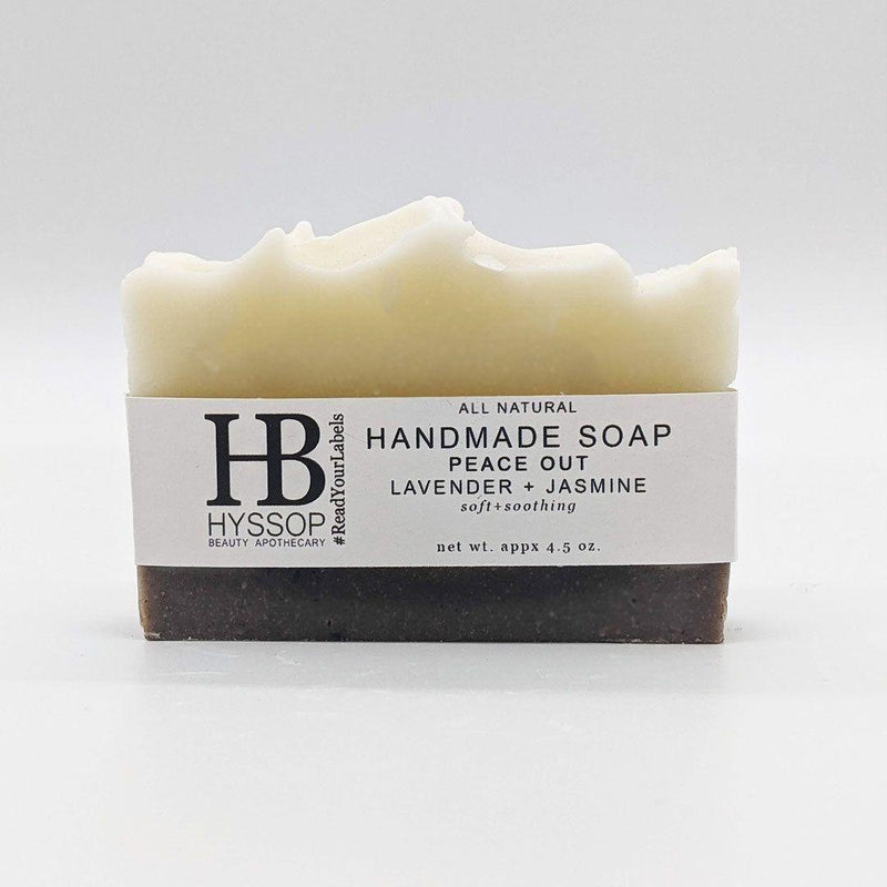 Hyssop Beauty Apothecary L.L.C. Bar Soap: Peace Out (Lavender + Jasmine) Bar Soap
