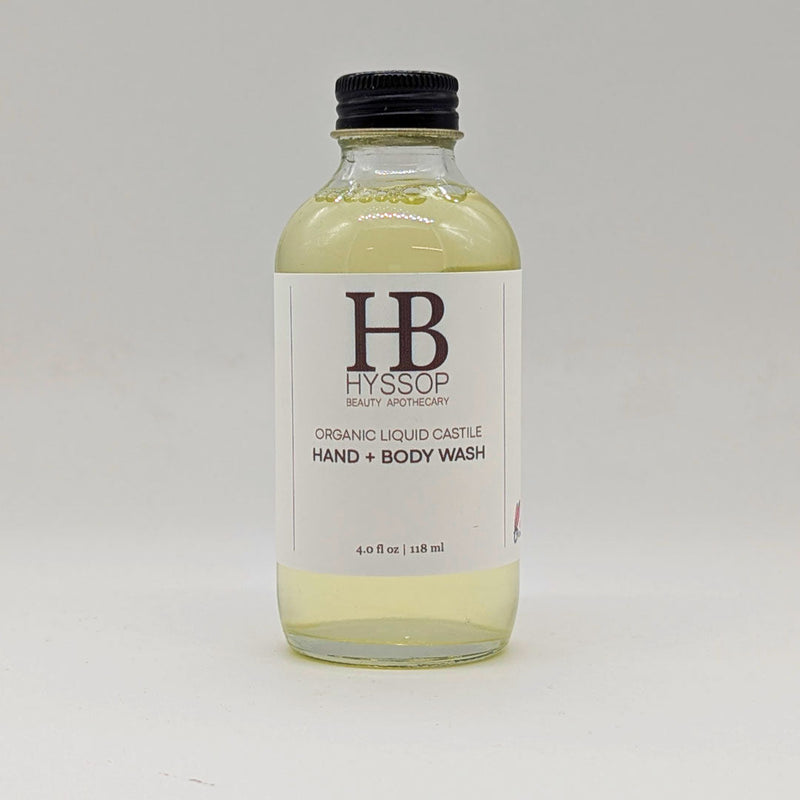 Hyssop Beauty Apothecary L.L.C. Organic Liquid Castile Hand + Body Wash / Soap Body Wash