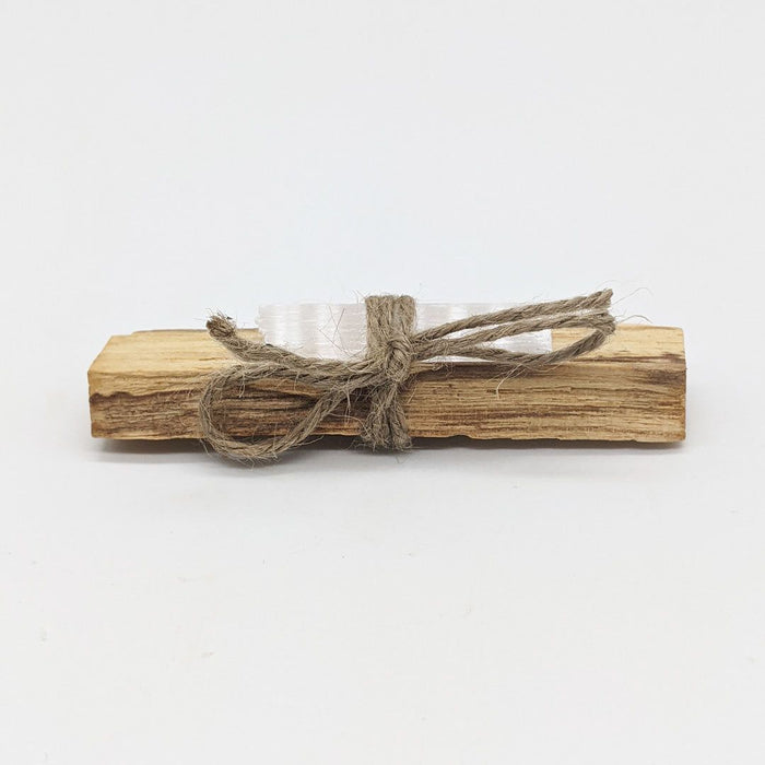 Palo Santo with Selenite Bundle