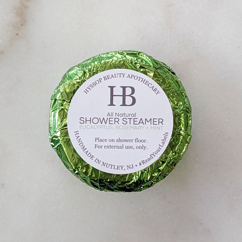 Hyssop Beauty Apothecary L.L.C. Shower Steamer (Eucalyptus, Rosemary + Mint) Shower Steamers Gray