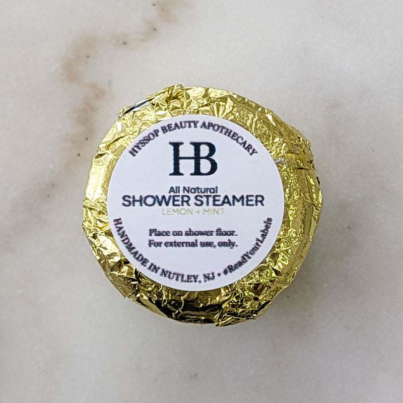 Hyssop Beauty Apothecary L.L.C. Shower Steamer (Lemon + Mint) Shower Steamers Gray
