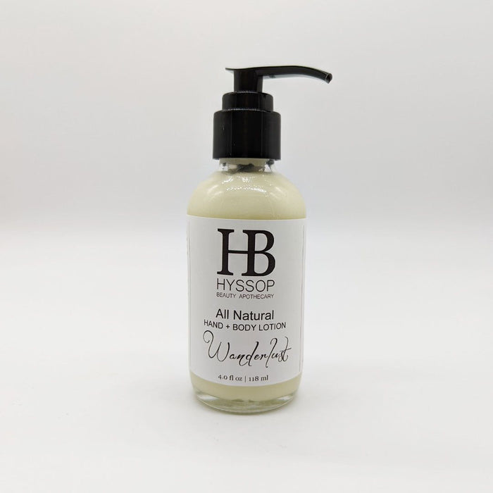 Hyssop Beauty Apothecary - Wanderlust Hand + Body Lotion - 4oz