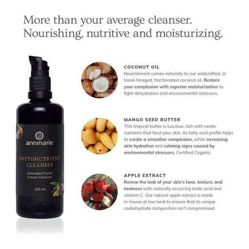 Annmarie Skin Care Phytonutrient Cleanser - Activated Facial Cream Cleanser (100ml)- Collective HIDDEN