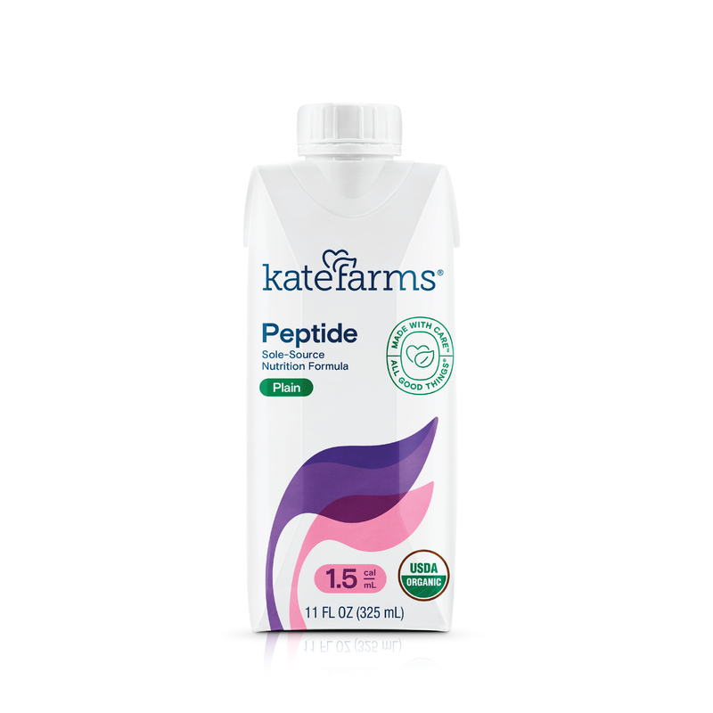 Katefarms Peptide 1.5 Plain Liquid Nutritional Formula, 325 mL (Case of 12) Fitness & Nutrition
