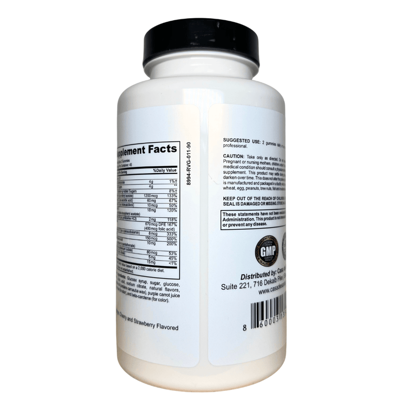 casa de sante Vitamin & Mineral Gummies | Low FODMAP & GLP-1 Daily Essential Nutrition Digestive Support Supplements