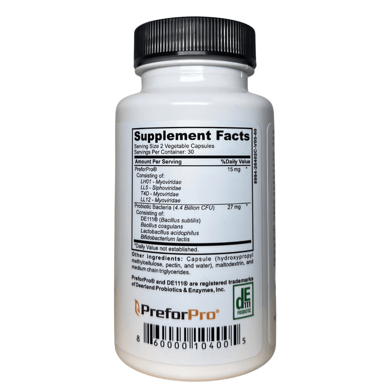 casa de sante Advanced Probiotic & Prebiotic | Low FODMAP Daily Gut Health & Microbiome Balance Digestive Support Supplements White Smoke
