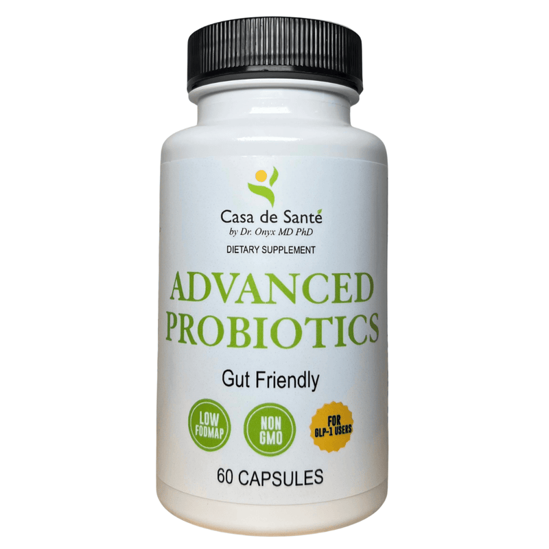 casa de sante Advanced Probiotics GI Support Low FODMAP Gut Friendly MD PhD Formulated Digestive Support Supplements