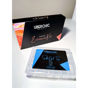 UberChic Beauty Soft Gel Kit: 3-Step Soak Off Nail Extension System with Bonus Gel Top Coat + FREE Soft Gel Tips! False Nails