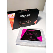 UberChic Beauty Soft Gel Kit: 3-Step Soak Off Nail Extension System with Bonus Gel Top Coat + FREE Soft Gel Tips! False Nails