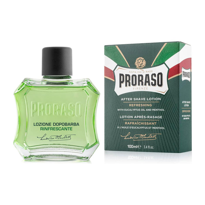 Proraso Aftershave With Eucalyptus Oil And Menthol  New Formula  3.4 Oz