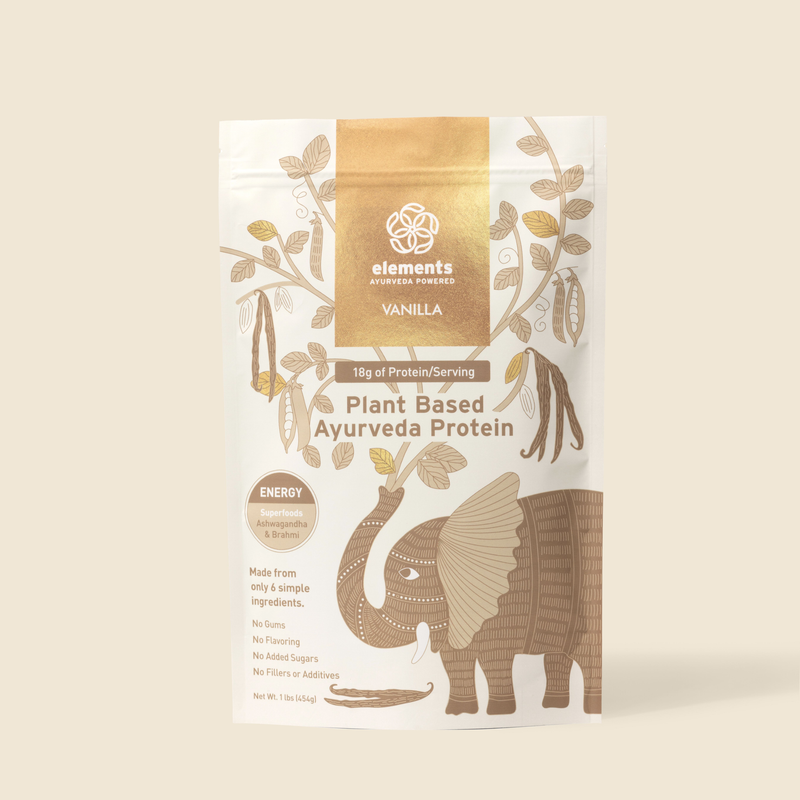 Elements Truffles Plant Based Protein Powder: Vanilla (14 Servings) Protein