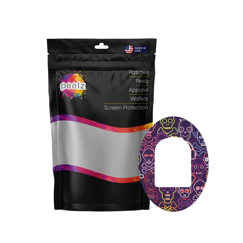 Peelz Psycho Skulls Pod Patch Tape - Pump Peelz Patch Medical Tape