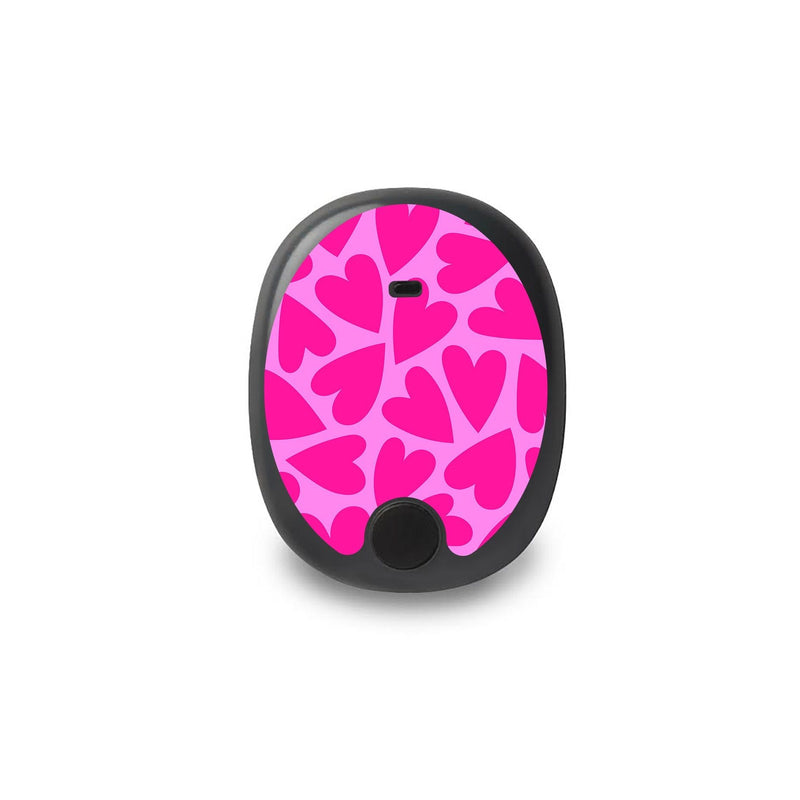 Peelz Puffy Hearts Eversense Smart Transmitter Peelz/Stickers