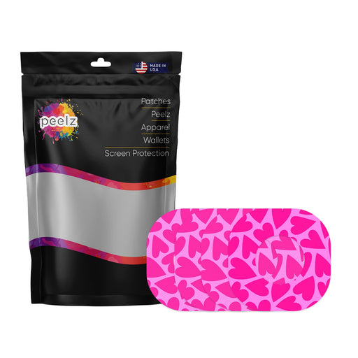 Peelz Puffy Hearts Dexcom G7 and Stelo Patch Tape - Pump Peelz Patch Medical Tape