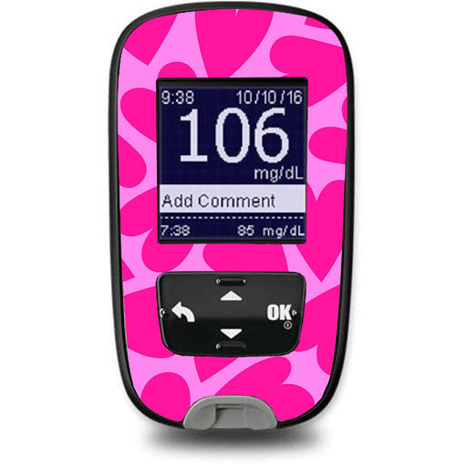 Peelz Puffy Hearts Sticker for the Accu-Chek Guide Glucometer Peelz/Stickers
