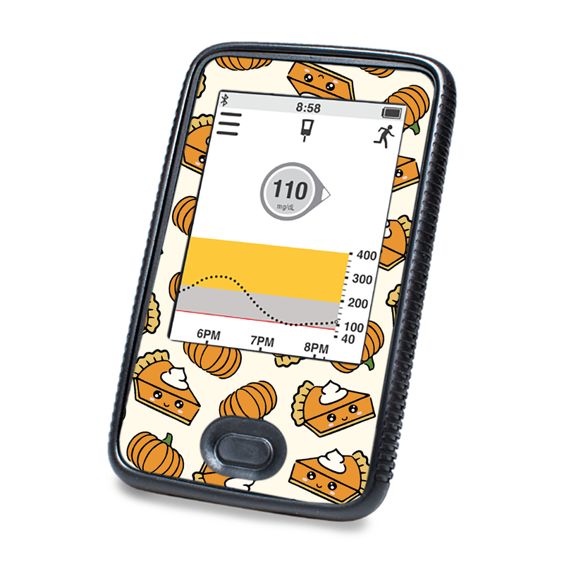 Peelz Pumpkin Pie DEXCOM G6 Touchscreen Receiver Peelz/Stickers