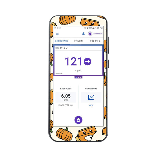 Peelz Pumpkin Pie Sticker for Omnipod® 5 Controller – Pump Peelz Peelz/Stickers