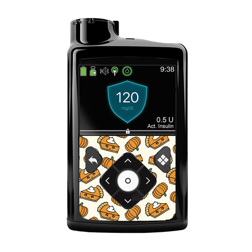 Peelz Pumpkin Pie Sticker for Medtronic MiniMed 770G & 780G Peelz/Stickers
