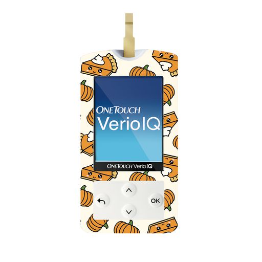 Peelz Pumpkin Pie for OneTouch Verio IQ Glucometer Peelz/Stickers