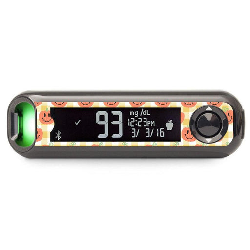 Peelz Pumpkin Smilies Bayer Contour© Next One Glucometer Peelz/Stickers
