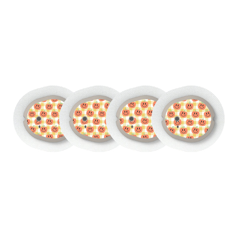 Peelz Pumpkin Smilies Designed for the DEXCOM G7 Transmitter Peelz/Stickers