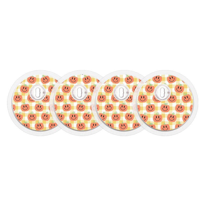 Peelz Pumpkin Smilies Designed for the FreeStyle Libre 3 Plus & Lingo  Sensor Peelz/Stickers