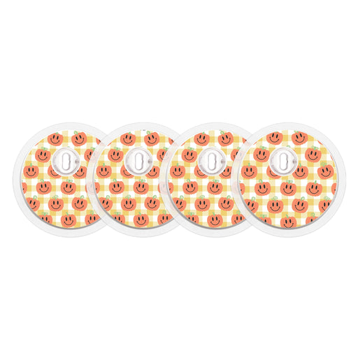 Peelz Pumpkin Smilies Designed for the FreeStyle Libre 3 Plus & Lingo  Sensor Peelz/Stickers