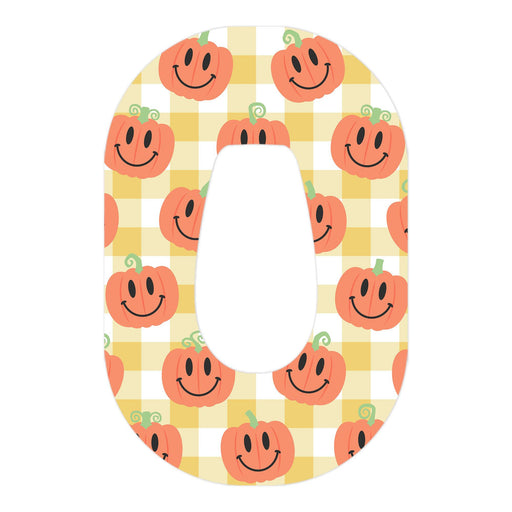 Peelz Pumpkin Smilies Dexcom G6 Patch Tape - Pump Peelz Patch Medical Tape