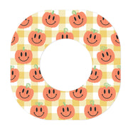 Peelz Pumpkin Smilies Dexcom G7 and Stelo Patch Tape - Pump Peelz Patch Medical Tape
