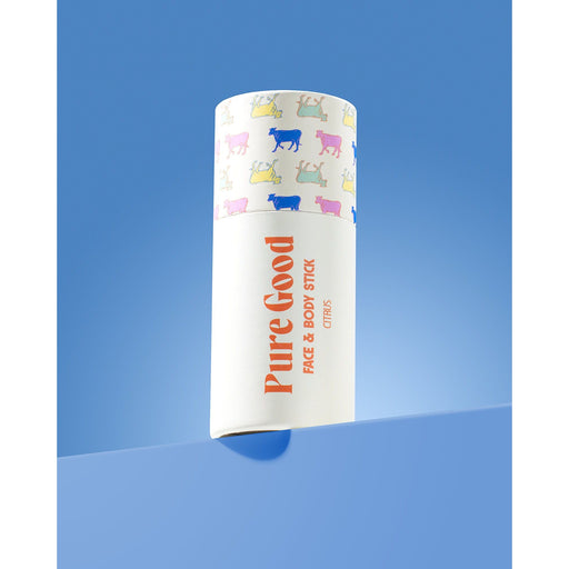 Pure Good LLC Face & Body Tallow Stick · Fresh Citrus Burst Tallow Balm Stick Steel Blue