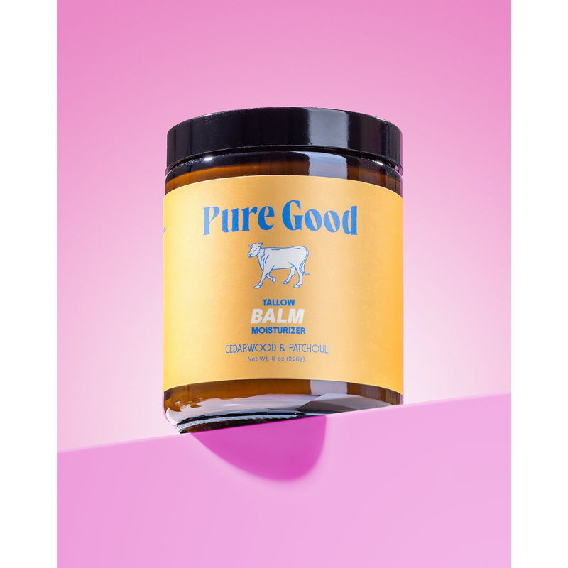 Pure Good LLC Cedarwood + Patchouli Tallow Balm - Firming & Balancing Tallow Balm