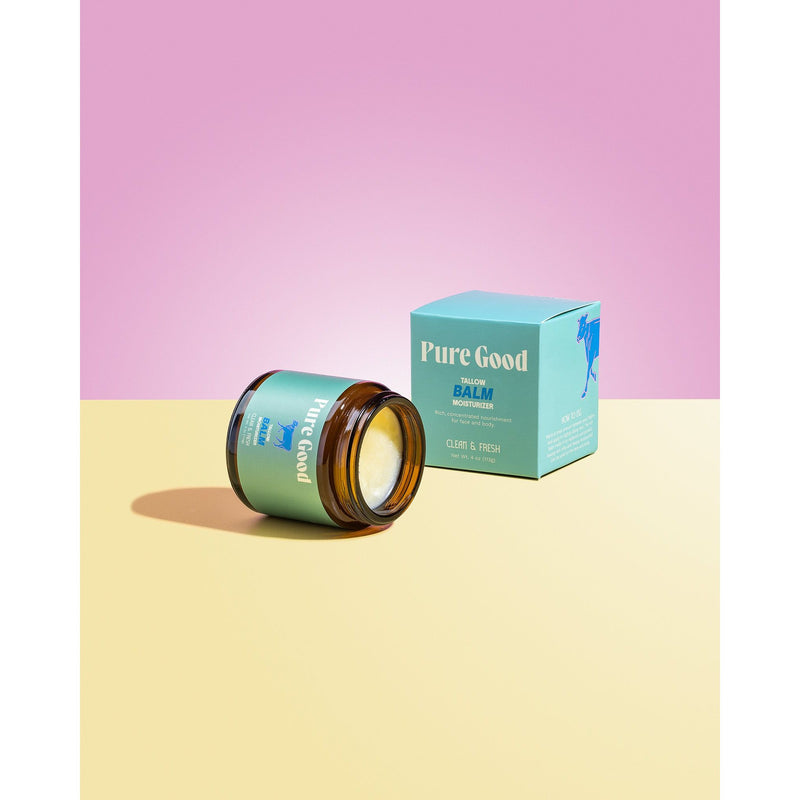 Pure Good LLC Clean & Fresh Tallow Balm - Cleansing & Acne Prone Skin Tallow Balm