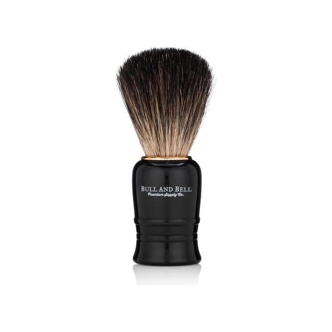 Murphy and McNeil Pure Badger Shaving Brush (White or Black) - by Bull and Bell Premium Supply Co. Shaving Brush