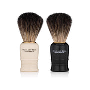 Murphy and McNeil Pure Badger Shaving Brush (White or Black) - by Bull and Bell Premium Supply Co. Shaving Brush